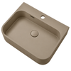 Washbasin BELORIA Solid Surface Mocca Mousse