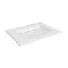Umywalka ALVERIA Solid Surface Coco White/Biała z odpływem liniowym 60 cm