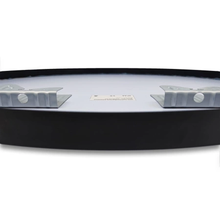 Lustro okrągłe Balneo Corina black 100 cm