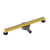 Odpływ liniowy podłogowy Balneo Slim & Low ProLine Gold 90 cm złoty
