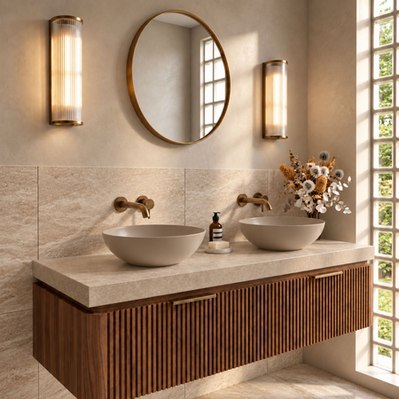 Umywalka TIERA Solid Surface Cashmere Dune