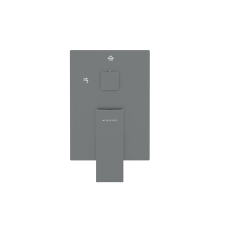 Balneo Cascade shower mixer set 3 gun metal