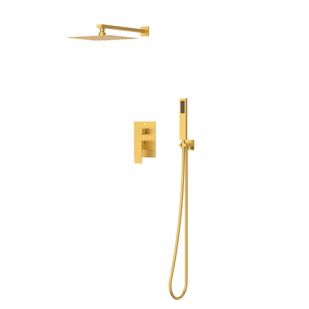 Balneo Cascade shower mixer set of 3 gold