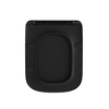 Black Balneo LUGA Soft-Close Toilet Seat for WC Bowl