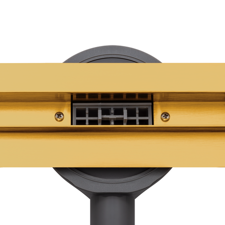 Odpływ liniowy podłogowy Balneo Slim & Low ProLine Gold 60 cm złoty