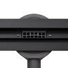 Linear drain floor Balneo Slim & Low ProLine Black 80 cm black