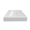 Umywalka VELORIA Solid Surface Coco White/Biała z odpływem liniowym 80 cm
