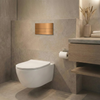 Flush button for toilet Balneo Flo copper