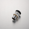 Brass basin plug Balneo Klik Klak A black without overflow with ceramic head