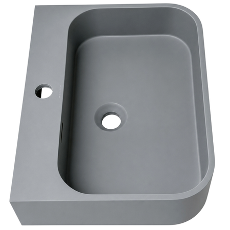 Umywalka BELORIA Solid Surface Cemento Raw