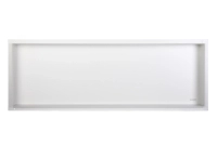 Półka wnękowa Balneo Wall Box No rim White 90 x 30 x 7 cm biała ze stali nierdzewnej bez kołnierza