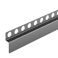Listwa spadkowa Balneo Gun Metal podłogowa czołowa 130 cm