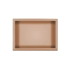 Balneo WALL-BOX ONE Copper 30x20x10 cm copper stainless steel recessed shelf with collar