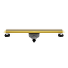 Odpływ liniowy podłogowy Balneo Slim & Low ProLine Gold 90 cm złoty