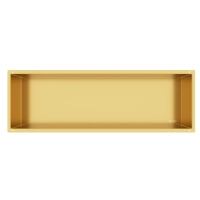 Balneo Wall Box No rim Gold 90 x 30 x 10 cm stainless steel recessed shelf without collar