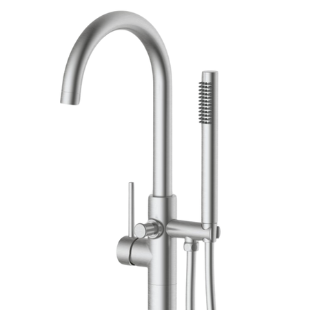 Balneo Cascade bath mixer model 2 inox