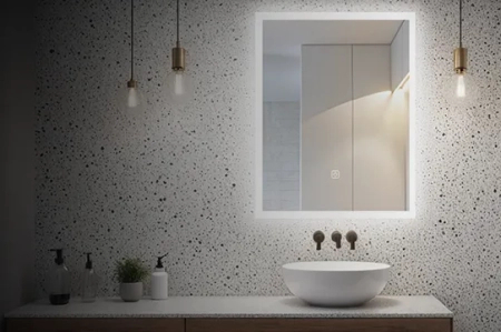 Balneo Cosmo 39 x 50 cm Backlit Rectangular Mirror