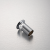 Brass basin click-clack plug Balneo Klik Klak A white with overflow and ceramic head
