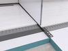 Slope profile Balneo black floor right 120 cm