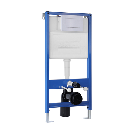Balneo concealed WC set Fix-Frame Standard frame with white Luxa Tornado WC bowl