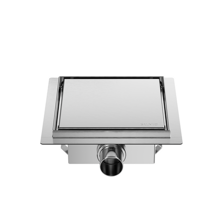 Drain floor square Balneo SQ-Drain NEXT 2in1 20×20 cm chrome double-sided