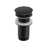 Basin plug brass Balneo Klik Klak C black without overflow