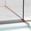 Slope profile Balneo copper for glass right 170 cm
