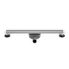 Linear drain floor Balneo Slim & Low ProLine Mirror Silver 80 cm chrome mirror