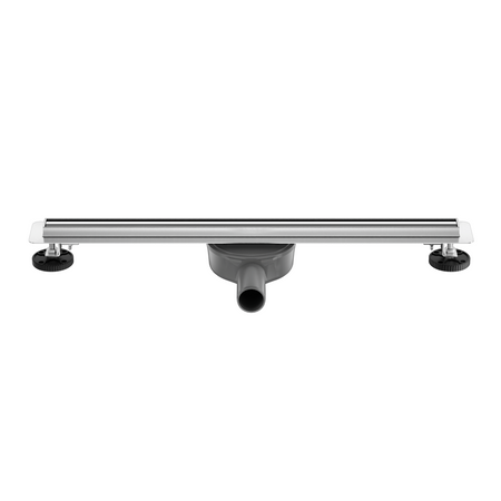 Linear drain floor Balneo Slim & Low ProLine Mirror Silver 70 cm chrome mirror
