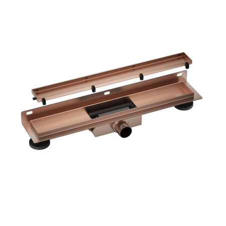 Wall-mounted shower drain Wall and Floor NEXT - 50 cm Copper