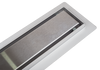 Odpływ liniowy podłogowy Balneo Duplex Standard 70 cm dwustronny ze stali nierdzewnej szczotkowanej z niskim syfonem