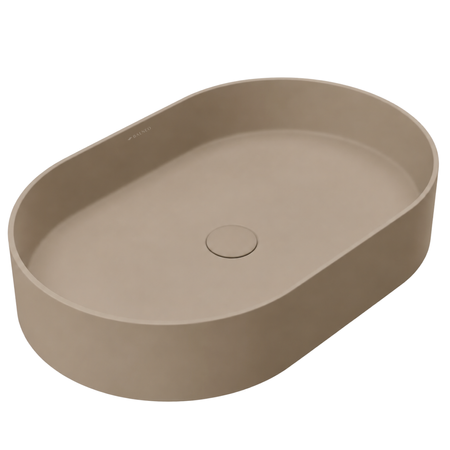 Umywalka ETERIA Solid Surface Mocca Mousse