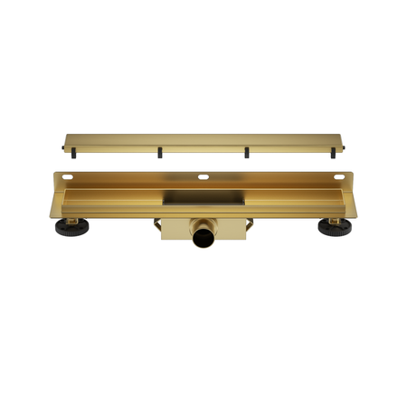 Wall-mounted shower drain Wall and Floor NEXT - 60 cm Gold