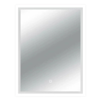 Lustro prostokątne podświetlane Balneo Cosmo 80 x 100 cm