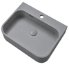 Washbasin BELORIA Solid Surface Cemento Raw