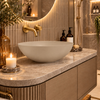 Washbasin TIERA Solid Surface Cashmere Dune