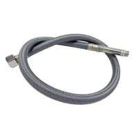 Wężyk przyłączeniowy do baterii Balneo PEX w oplocie Grey/Szary 3/8"xM10 60 cm