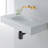Trap basin brass Balneo black square