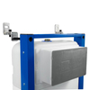 Balneo concealed WC set Fix-Frame Narrow frame with white Luna Tornado WC bowl