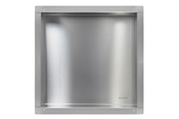 Balneo Wall Box No rim Inox 30 x 30 x 7 cm brushed stainless steel recessed shelf without collar