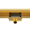 Linear drain wall-mounted Balneo In-Drain NEXT 2in1 100 cm gold double-sided
