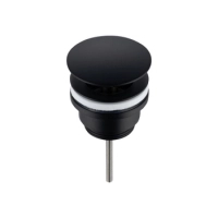 Basin plug brass Balneo Klik Klak D black universal