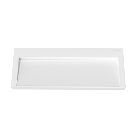 Veloria Coco White Solid Surface Washbasin with Linear Drain 120 cm
