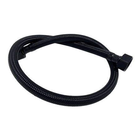 Wężyk przyłączeniowy Balneo PEX w oplocie czarnym 1/2" x 1/2" 60 cm