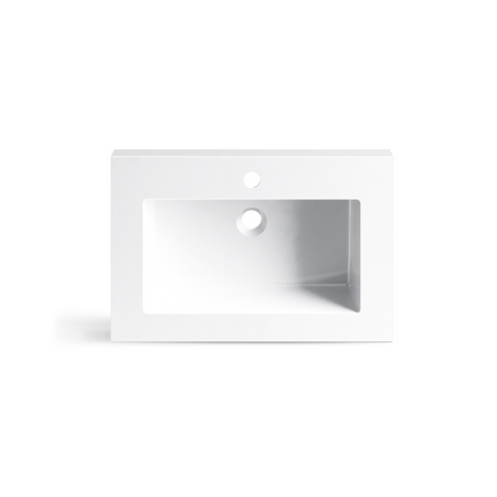 Balneo Rica countertop washbasin 60 x 40 cm white conglomerate