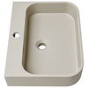 Washbasin BELORIA Solid Surface Cashmere Dune