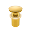 Basin plug brass Balneo Klik Klak A gold with overflow