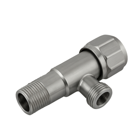Zawór kątowy z głowicą ceramiczną model 2 Inox 1/2 x 3/4