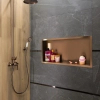 Niche shelf Balneo Wall Box One Copper 60 x 30 x 10 cm copper made of stainless steel with flange