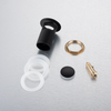 Basin plug brass Balneo Klik Klak B black with overflow